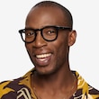Austral Black AcetateEyeglass Frames for Men from EyeBuyDirect