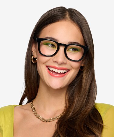 Black Austral -  Acetate Eyeglasses