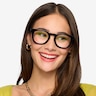 Austral Black AcetateEyeglass Frames for Women from EyeBuyDirect