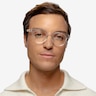 Luminary Clear Yellow AcetateEyeglass Frames for Men from EyeBuyDirect