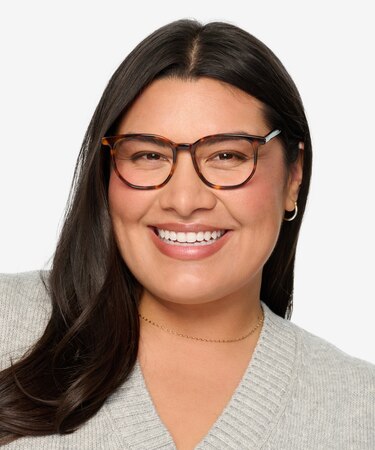 Tortoise Dark Green Observation -  Acetate Eyeglasses