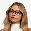 Trinity Blue Tortoise PlasticEyeglass Frames for Women from EyeBuyDirect