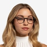 Trinity Matte Olive PlasticEyeglass Frames for Women from EyeBuyDirect