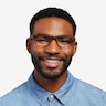Icarus Matte Red PlasticEyeglass Frames for Men from EyeBuyDirect