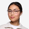 Platform Gray PlasticEyeglass Frames for Women from EyeBuyDirect