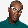 Ursus White Black AcetateEyeglass Frames for Men from EyeBuyDirect