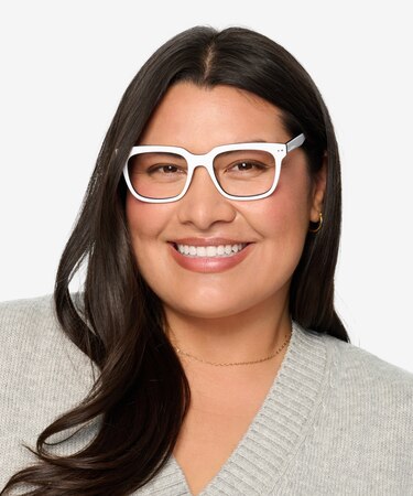 White Black Ursus -  Acetate Eyeglasses