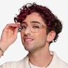 Smoky Clear AcetateEyeglass Frames for Men from EyeBuyDirect