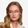 Smoky Clear AcetateEyeglass Frames for Women from EyeBuyDirect
