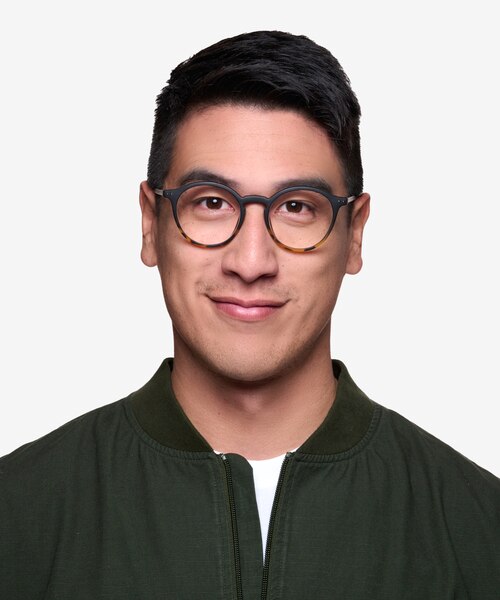 Piston Black Tortoise PlasticEyeglass Frames for Men from EyeBuyDirect
