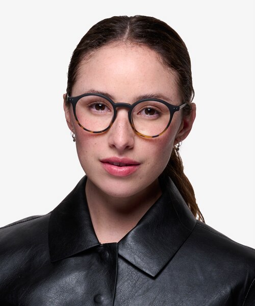 Piston Black Tortoise PlasticEyeglass Frames for Women from EyeBuyDirect