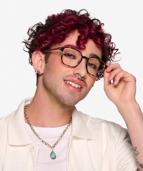 Whistler Floral Clear PlasticEyeglass Frames for Men from EyeBuyDirect
