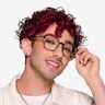Whistler Floral Clear PlasticEyeglass Frames for Men from EyeBuyDirect