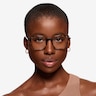 Whistler Floral Clear PlasticEyeglass Frames for Women from EyeBuyDirect