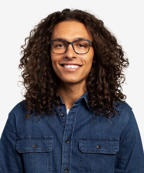 Alder Matte Tortoise PlasticEyeglass Frames for Men from EyeBuyDirect