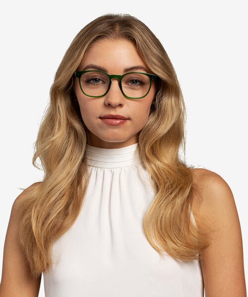 Oakwood Clear Green PlastiqueMontures de lunettes de vue pour Femmes d'EyeBuyDirect
