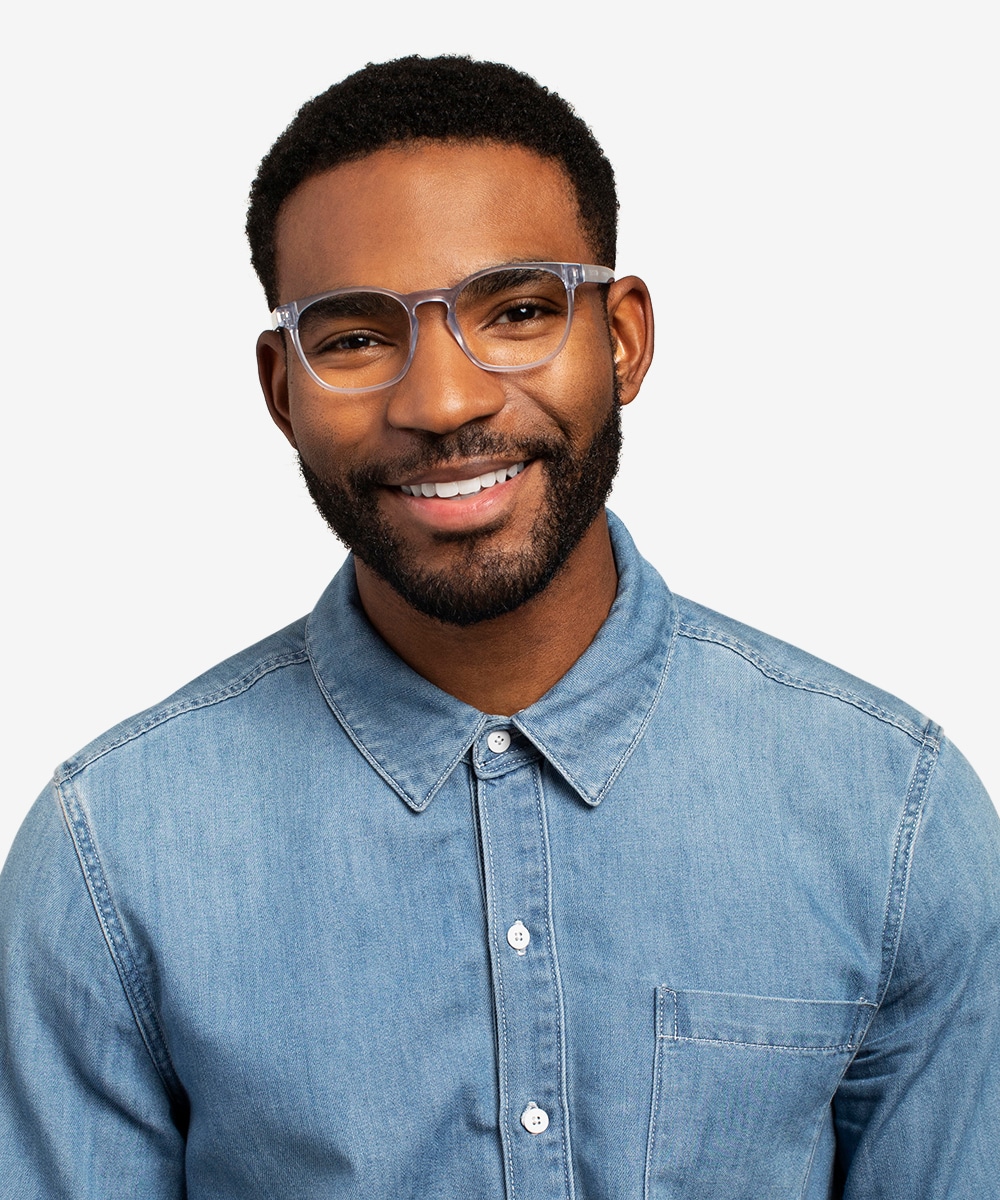 Mens transparent on sale glasses frames