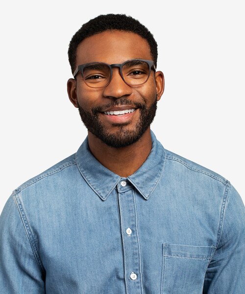 Oakwood Matte Tortoise Brown Eco-friendlyEyeglass Frames for Men from EyeBuyDirect