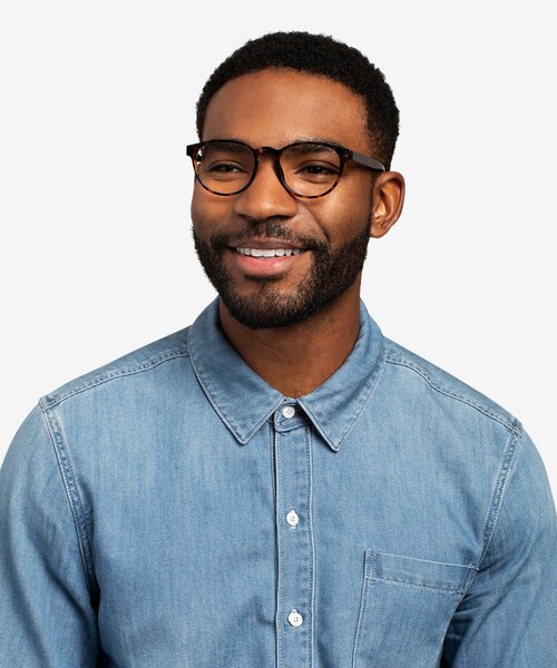 Hawthorne Tortoise Eco-friendlyEyeglass Frames for Men from EyeBuyDirect