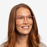 Hawthorne Clear Nude PlasticEyeglass Frames for Women from EyeBuyDirect