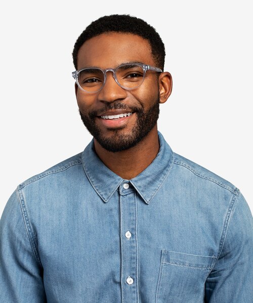 Hawthorne Clear PlasticEyeglass Frames for Men from EyeBuyDirect