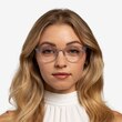 Hawthorne Clear PlasticEyeglass Frames for Women from EyeBuyDirect