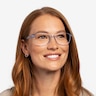 Juniper Clear PlasticEyeglass Frames for Women from EyeBuyDirect