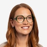 Cypress Clear Green PlasticEyeglass Frames for Women from EyeBuyDirect