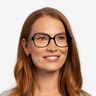 Poplar Black PlasticEyeglass Frames for Women from EyeBuyDirect