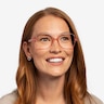 Poplar Clear Nude Eco-friendlyEyeglass Frames for Women from EyeBuyDirect