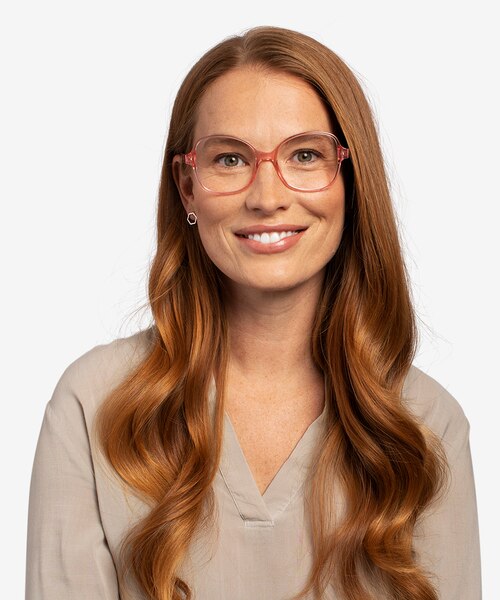 Arolla Clear Nude PlastiqueMontures de lunettes de vue pour Femmes d'EyeBuyDirect
