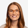 Arolla Clear Yellow PlastiqueMontures de lunettes de vue pour Femmes d'EyeBuyDirect