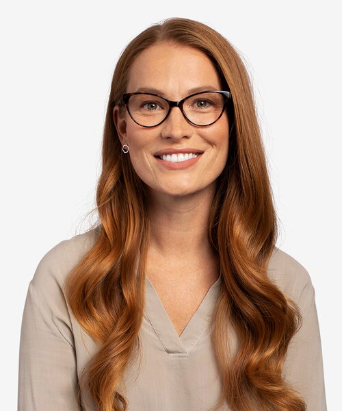 Lantana Tortoise PlasticEyeglass Frames for Women from EyeBuyDirect