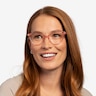 Lantana Clear Nude PlasticEyeglass Frames for Women from EyeBuyDirect