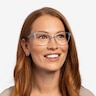 Lantana Clear PlasticEyeglass Frames for Women from EyeBuyDirect