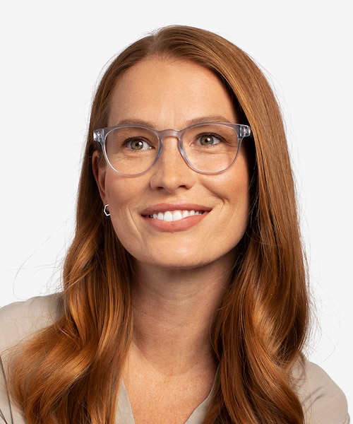 Osier Clear PlasticEyeglass Frames for Women from EyeBuyDirect
