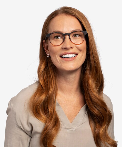Osier Matte Tortoise Brown PlasticEyeglass Frames for Women from EyeBuyDirect