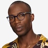 Dotti Blue Gold AcetateEyeglass Frames for Men from EyeBuyDirect