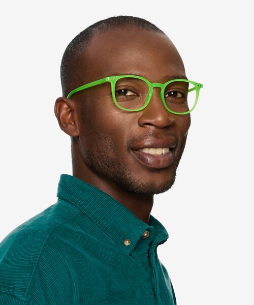 Skyglow Green PlasticEyeglass Frames for Men from EyeBuyDirect