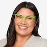 Skyglow Green PlasticEyeglass Frames for Women from EyeBuyDirect