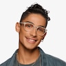 Moonlight Matte Clear PlasticEyeglass Frames for Men from EyeBuyDirect