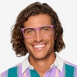 Lunar Gaze Purple PlasticEyeglass Frames for Men from EyeBuyDirect