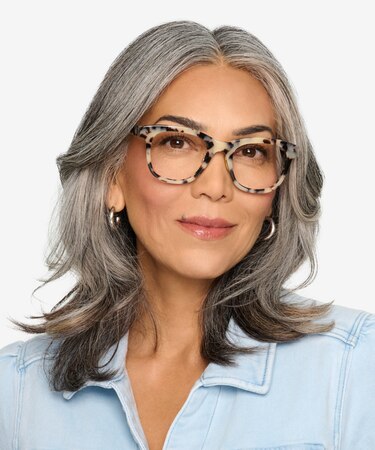 Ivory Tortoise Coqueline -  Acetate Eyeglasses