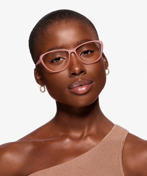 Orbital Matte Pink PlasticEyeglass Frames for Women from EyeBuyDirect