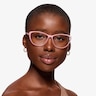 Orbital Matte Purple PlasticEyeglass Frames for Women from EyeBuyDirect