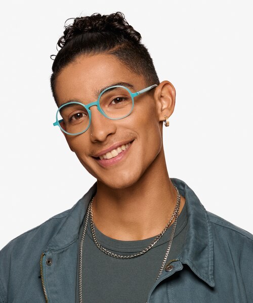 Nocturnal Blue PlasticEyeglass Frames for Men from EyeBuyDirect