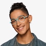 Nocturnal Blue PlasticEyeglass Frames for Men from EyeBuyDirect