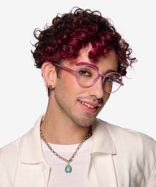 Nocturnal Purple PlasticEyeglass Frames for Men from EyeBuyDirect