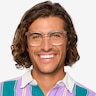 Hadley Clear Gold AcetateEyeglass Frames for Men from EyeBuyDirect