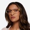 Weld Clear Yellow PlasticEyeglass Frames for Women from EyeBuyDirect